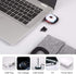 USB Rechargeable LED Beanie Hat for Outdoor Activities  Grey